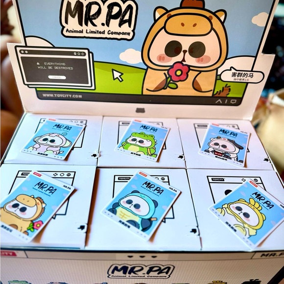 ToyCity MR.PA Animal Limited Company Series Plush Blind Box Full Set 6 Authentic - Picture 3 of 4